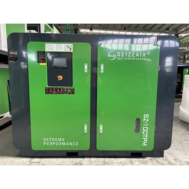 380V इंडस्ट्रियल PM VSD टू-स्टेज स्क्रू एअर कंप्रेसर